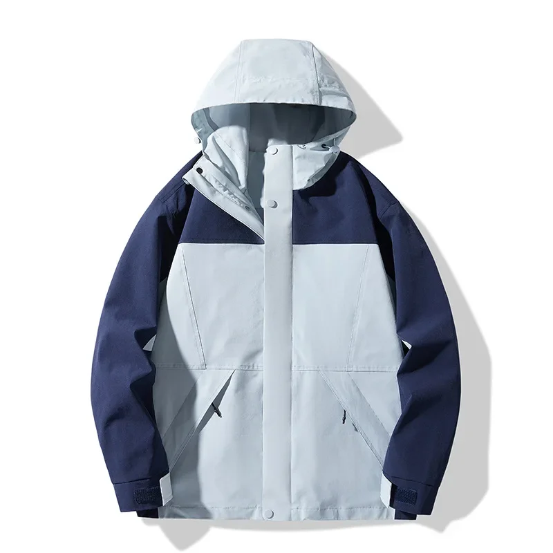 

2023 Spring and Autumn New Workwear Jacket Men's Youth Couple Trend Colored Hooded Charge Coat