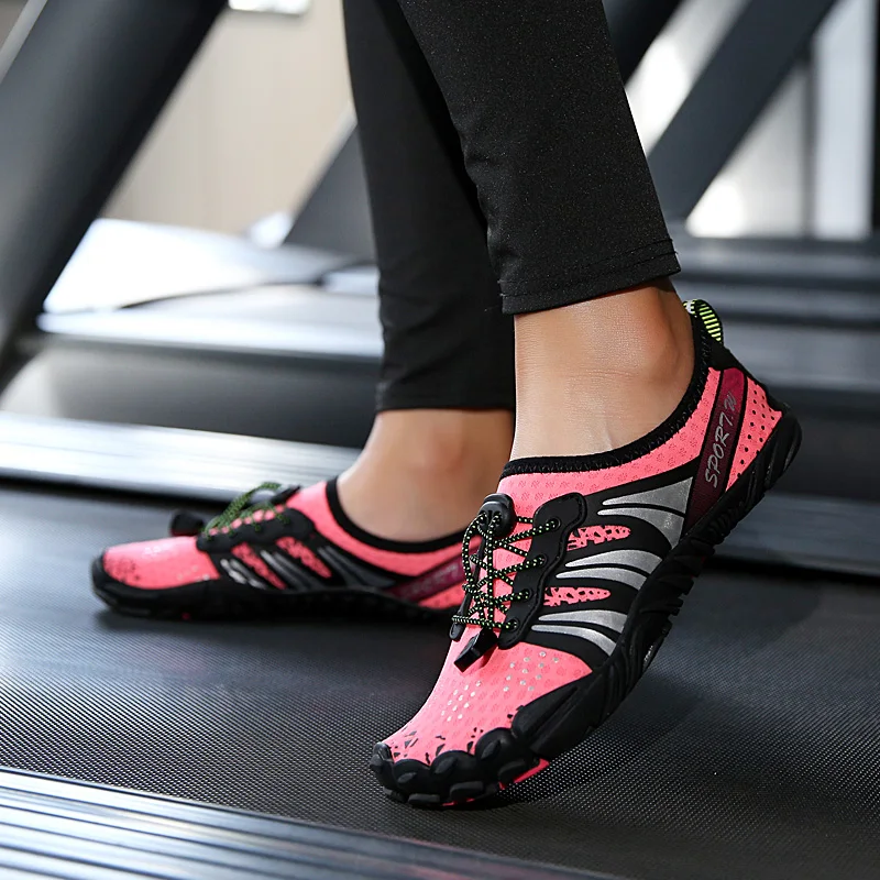 35-46# Anti-Slip Unisex Gym Footwaer Couples Vacation Beach Game Aqua Shoes Men Squat Fitness Shoes Women Indoor Yoga