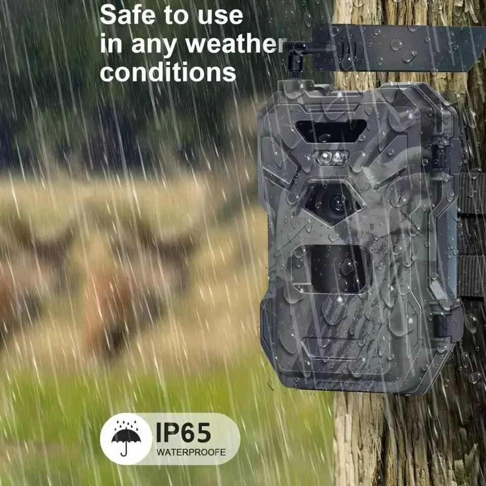 4G Hunting Trail Camera APP Control HC880Pro 30MP 2K Outdoor Wireless Cellular 120 Degree Night Vision Wildlife Trap Game Camera