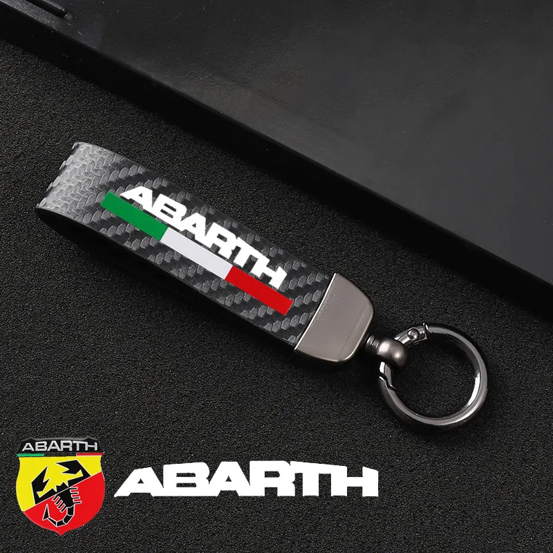 Portachiavi Per Auto Portachiavi In Pelle In Lega Per Fiat Abarth 595 Abarth 500 Abarth 124