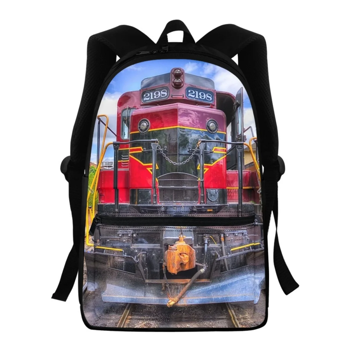 

Школьный рюкзак на молнии FORUDESIGNS, для выходов и учебников, с графическим дизайном, с паровым шлейфом, универсальные легкие школьные ранцы для студентов