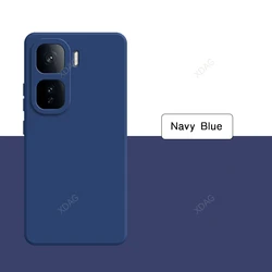 High - Quality Liquid Silicone Phone Case with Enhanced Camera Protection for IQOO Neo10 (Navy Blue)