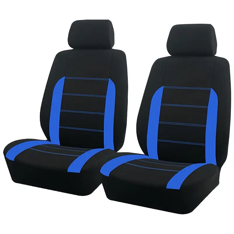 AUTO PLUS Sports Universal Polyester Car Seat Cover Set Fit Most Car Plain Fabric Bicolor Stylish Car Accessories Seat Protector - Image 8