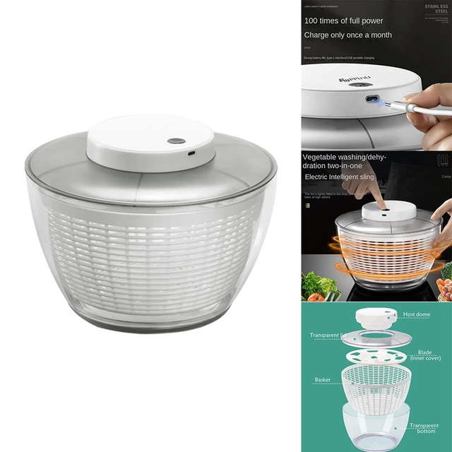 PC Soft-Touch Pump Salad Spinner