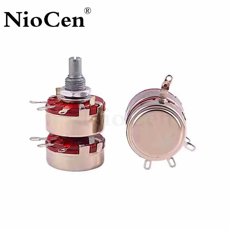 Potentiometer Kit 1PCS WTH118-2 2W Double Potentiometer Multiple Resistance Options