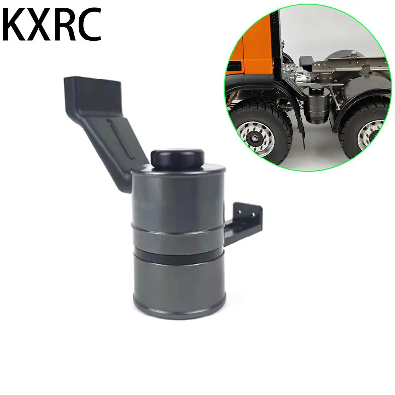 

Metal Simulation Air Tank Air Filter Girder Decoration for 1/14 Tamiya RC Truck Trailer Scania Benz Actros Volvo MAN LESU Part