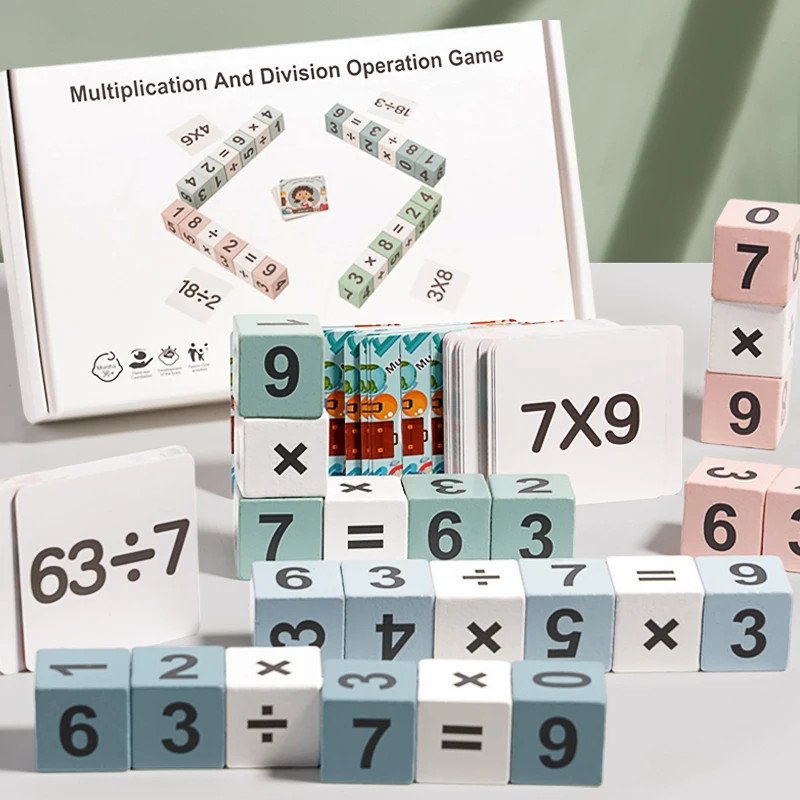 Multiplication and Division Game Learning Teaching Aids Educational Toys Math Toys For Children