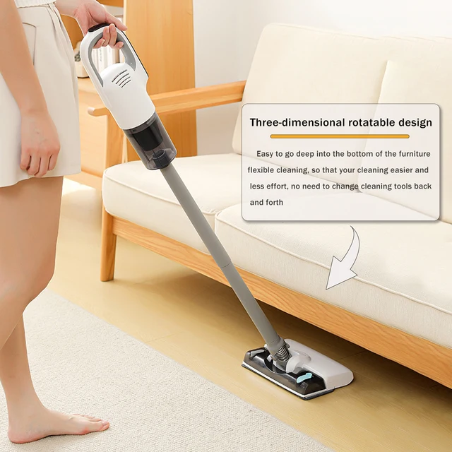 Wireless vacuum & mopping combo with 3 adjustable modes for deep cleaning in various scenarios, easily keeping your home clean. 3