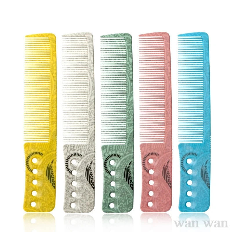 Retro Short Hair Haircut Comb Men's Flat Hair Comb Barber Shop Hairdressing Brush Hair Salon Hairdresser Styling Tools Y0124