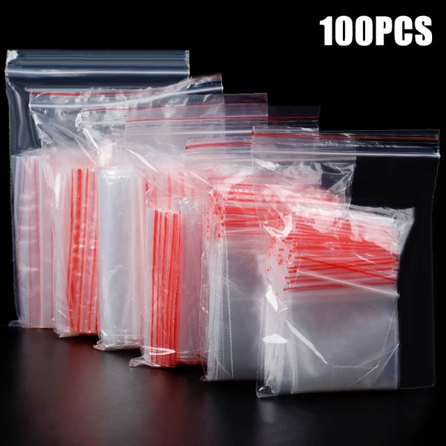 100pcs Transparent Plastic Bags OPP Sealing Bags Jewelry Candy Packing  Pouches Resealable Party Gift Packaging Bag Storage Item - AliExpress