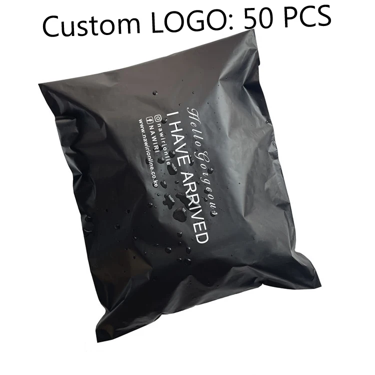 50-100-pcs-custom-logo-plastic-clothing-mailer-poly-black-t-shirt-big-mailing-courier-post-shipping-bag-black-white