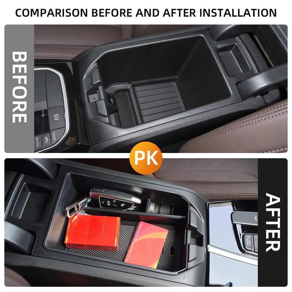 Scatola Portaoggetti Per BMW - Per Serie 3/4, X3/X5, I3/i4, Z4 - In ABS, Compatibile LHD - Foto 13