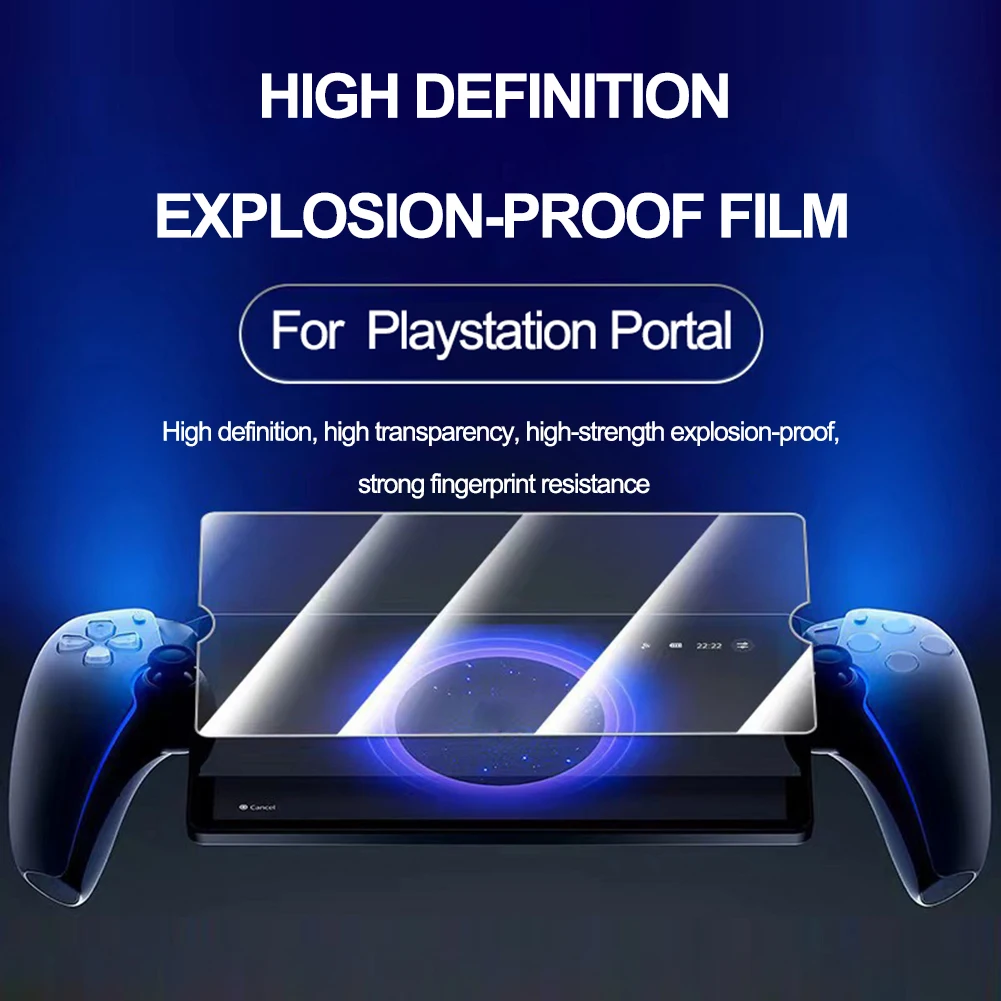 Tempered Glass Screen Protector 8inch for Sony PlayStation Portal Anti-Scratch Ultra Clear Handheld Console Game Accessories