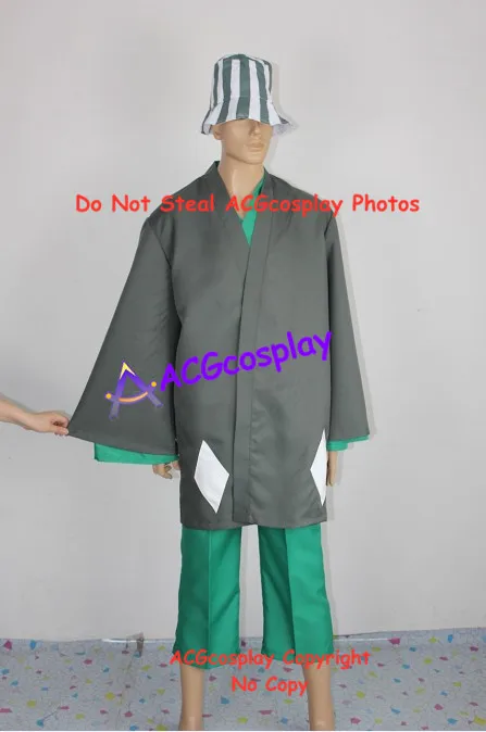 

Bleach Urahara Kisuke Cosplay Costume acgcosplay include hat