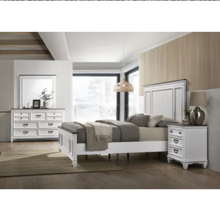 King Wood Bedroom Set 2