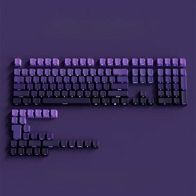 Vibrant Gradient PBT Keycaps