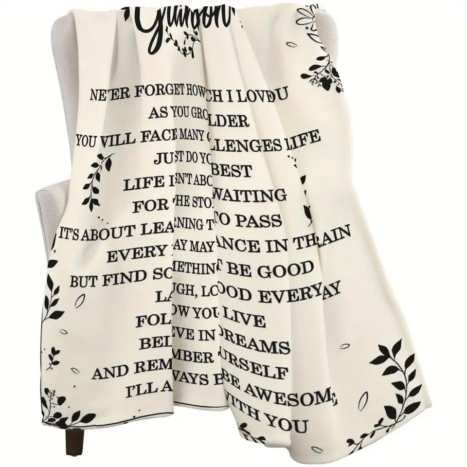 Customizable French Velvet Cashmere Blanket