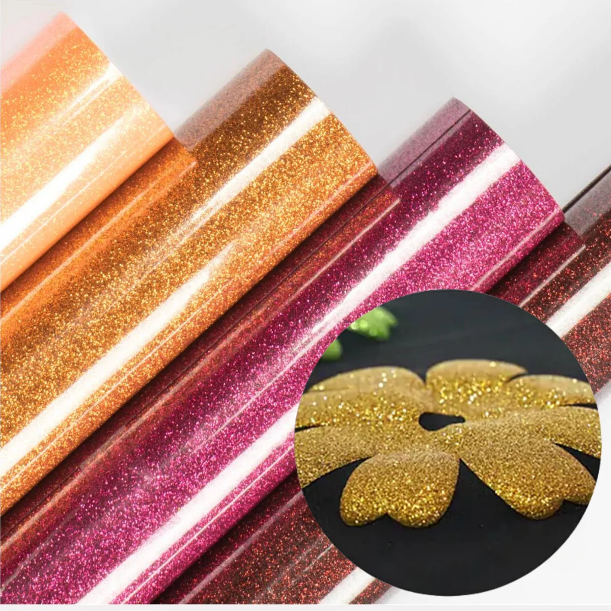 Glitter 3D Shimmer Puff Heat Transfer Vinyl