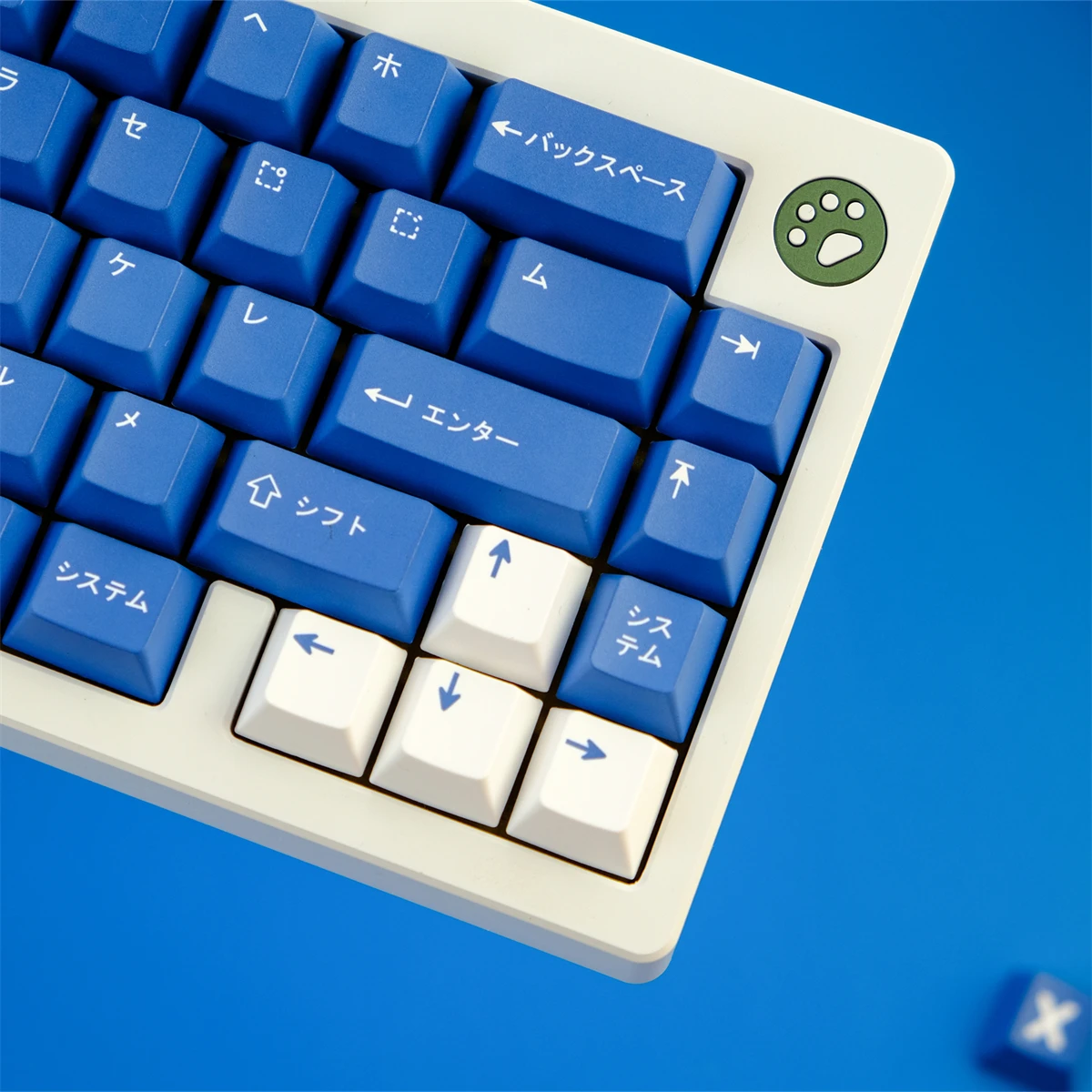 Chaves Gmk Azul Katakana Keycaps Pbt Material Cereja Perfil Tintura Sublimação se Encaixa Teclado Mecânico Keycaps 129 - Imagem 2