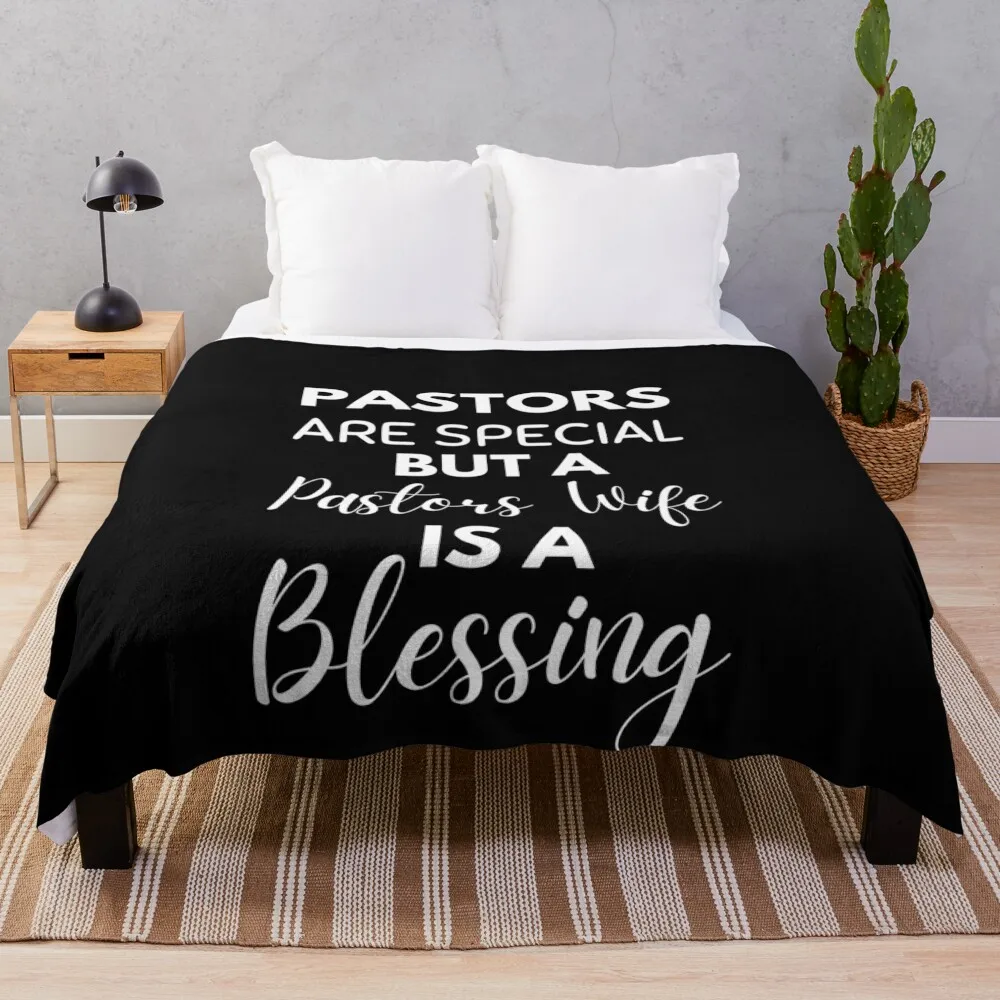 

Pastor's Wife Throw Blanket Furry Blanket Flannel Fabric Hair Blanket