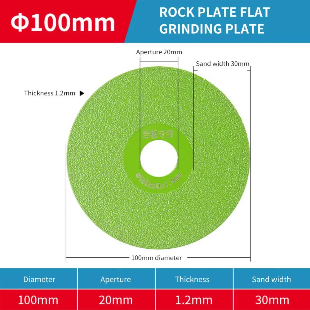 Ceramic Tile Marble Grinding Wheel Ultra Fine Polishing Wheels Hard Sharp Glass Cutting Disk Angle Grinder Rotary Tools 100mm sanding disc cutting disc grinding disc abrasive wheel grinding wheel