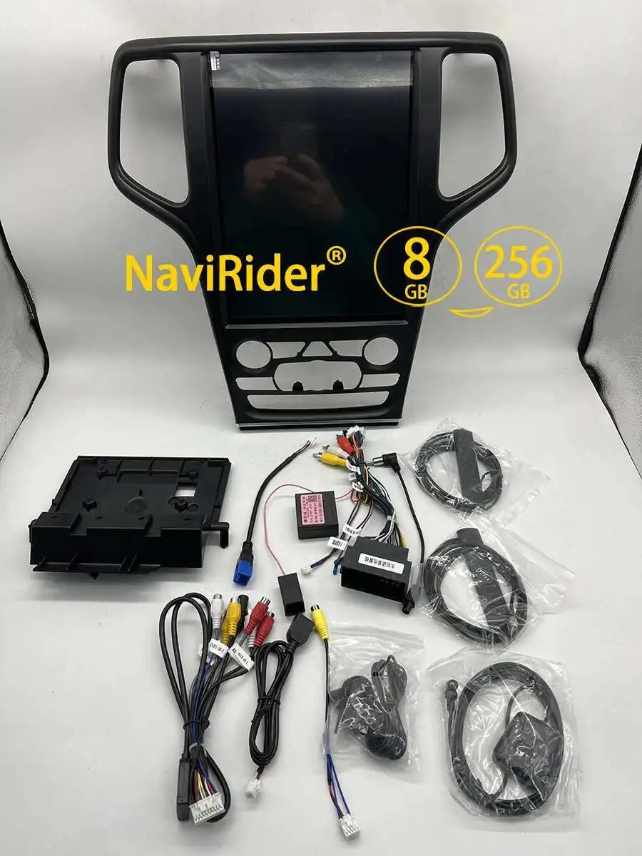 For Jeep Grand Cherokee 2017 2 Din Car Multimedia Stereo Radio Android 14 Screen
