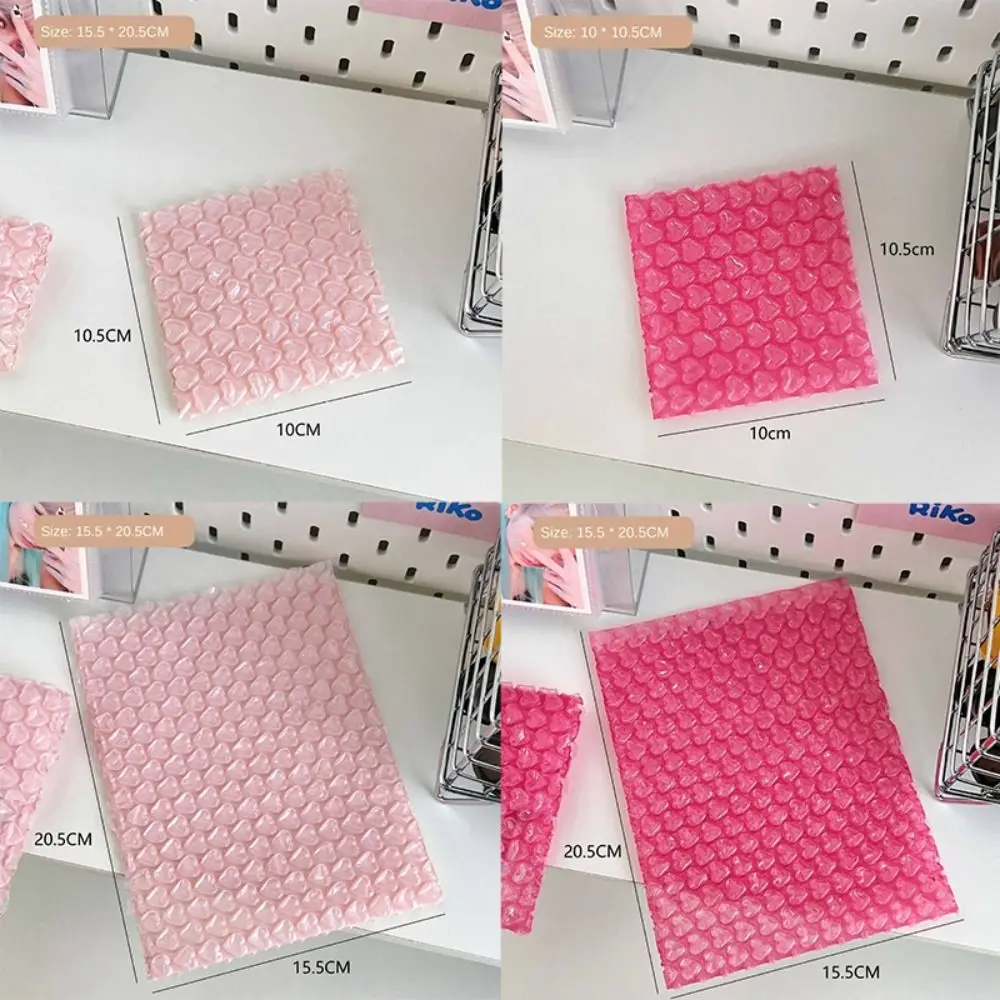 Pink PE Self Seal Bubble Bags for Gift Packaging
