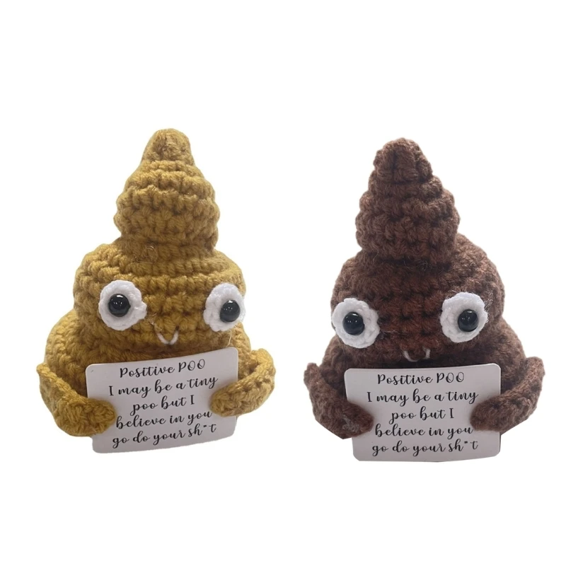 

Handmade Poo Crochet Toy Perfect Gift for Children Accessory for Indoor Outdoor Traveling Camping Hiking