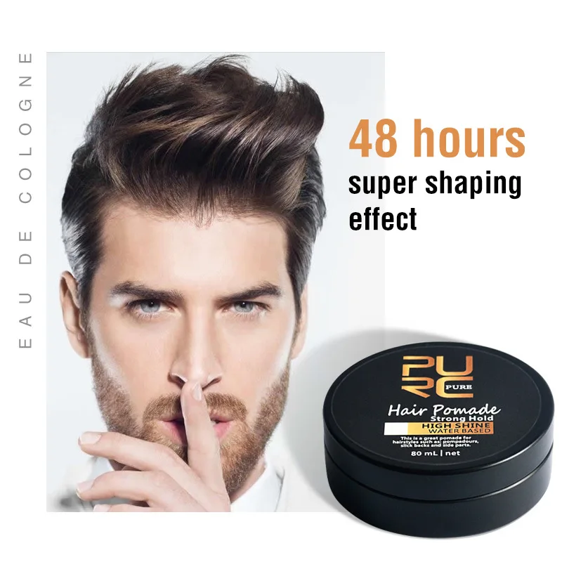 80ml Big Back Styling Retro Hair Oil Men's Hair Wax Long-lasting Styling Mud Moisturizing Hydrating Nutrition Improve Frizz