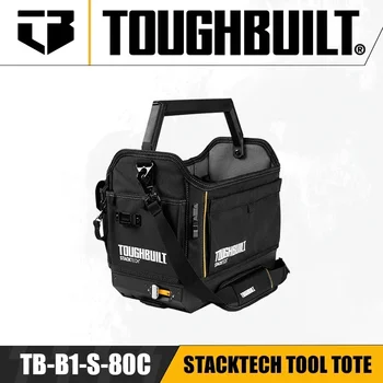 TOUGHBUILT StackTech Tool Tote Multifunzionale per riporre le parti di riparazione per auto Scatola per il trasporto degli attrezzi a spalla