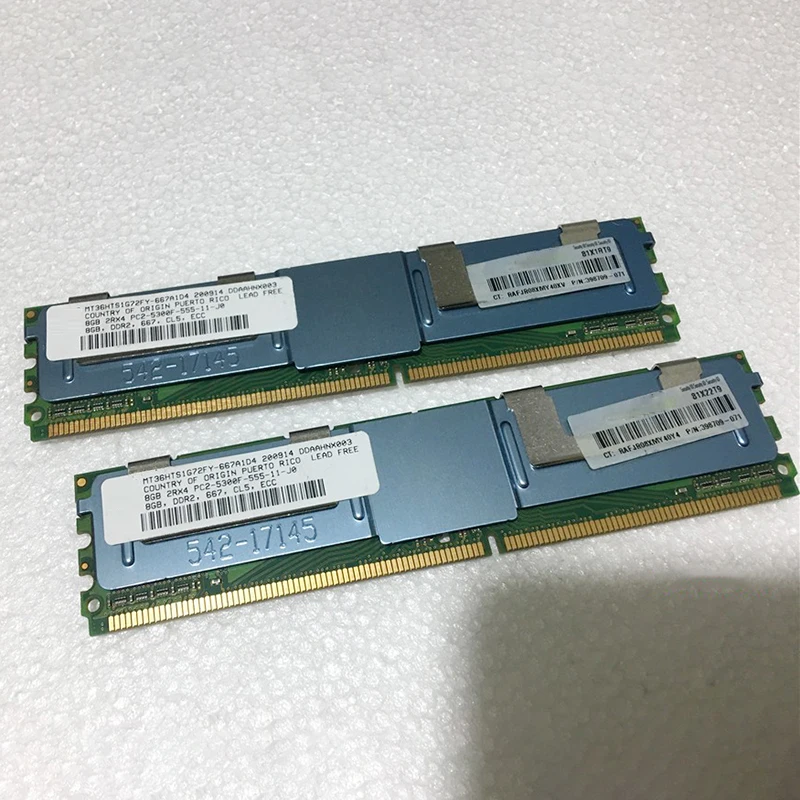 1PCS Server Memory For HP 398709-071 413015-B21 416474-001 16G(2X8G) FBD 667 DDR2 Fully Tested