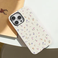Magnetic For Magsafe Wireless Charge Case For iPhone 13 12 11 14 Plus 15 Pro 16 Pro Max Acrylic Fashion Little Flower Cover - Image 6