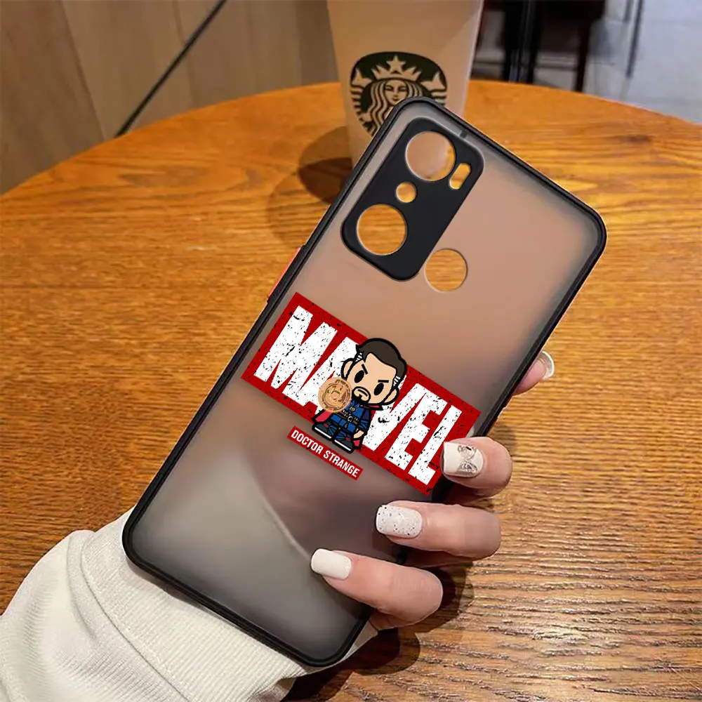 thumbnail image 1 of Funda mate para infinix HOT 20I 12 12I 11 11S 10 10I 10S PLAY 9 Pro POVA 3 CAMON 15 17P funda el guapo dibujos animados de Los Vengadores de Marvel, 1 of 5