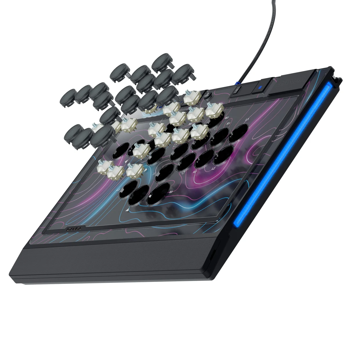 Qanba Sapphire レバーレス PS5 Steam QANBA SAPPHIRE S1 Leverless Controller Arcade Game