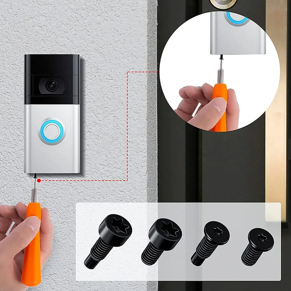 Doorbell Screwdriver Ring Doorbell Screws Disassembly Screwdriver Replacement Security Screws Compatible With Video Anti-theft Doorbell Hardware