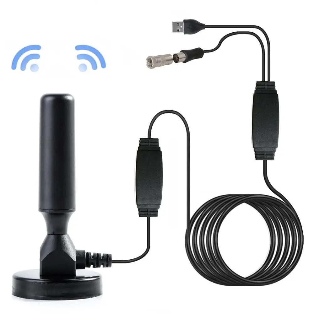 Indoor Signal Amplifier Booster Digital HD TV Antenna Cable For TV