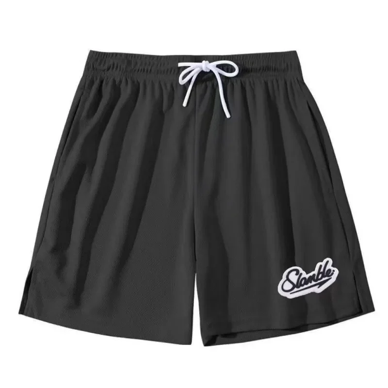 American Sports Shorts Men's Summer Knee Length Basketball Shorts Quick Drying Breathable Fitness Training Pants