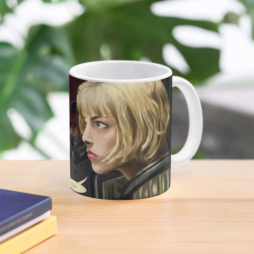 

Judge Dredd and Rookie Anderson Coffee Mug Cold And Hot Thermal Glasses Funnys Aesthetic Cups Thermal Cups To Carry Mug