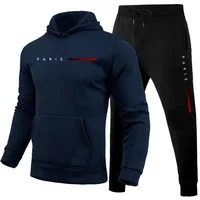 Hot Sale Men's Tracksuit Men Daily Comfortable Single Hooded Sportswear and Sweatpants Man Fashion Sports Suits Jogging Simple - Image 4