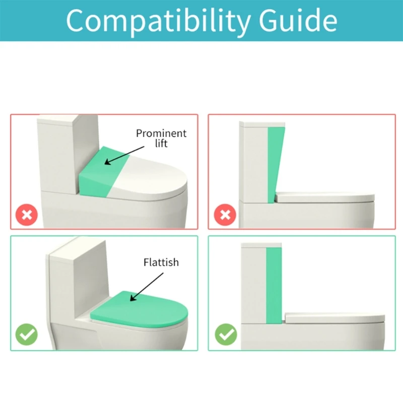 1pc Baby Safety Toilet Lock Bathroom Children Proof Toilet Seat Locks Protective Flattish Lid Security Lock