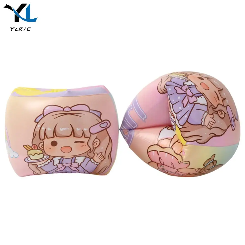 Cute Swim Floater Sleeves Inflatable Swimming Arm Float Rings Safe Swim Floating Rings for Kids Toddlers and Adults
