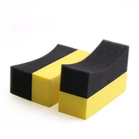 5/10pcs Auto Cleaning Sponge Brush Set for Car Wheel Tire Wash Wipe Water Suction Sponge Pad Wax Polishing Tyre Brushes Tools 2
