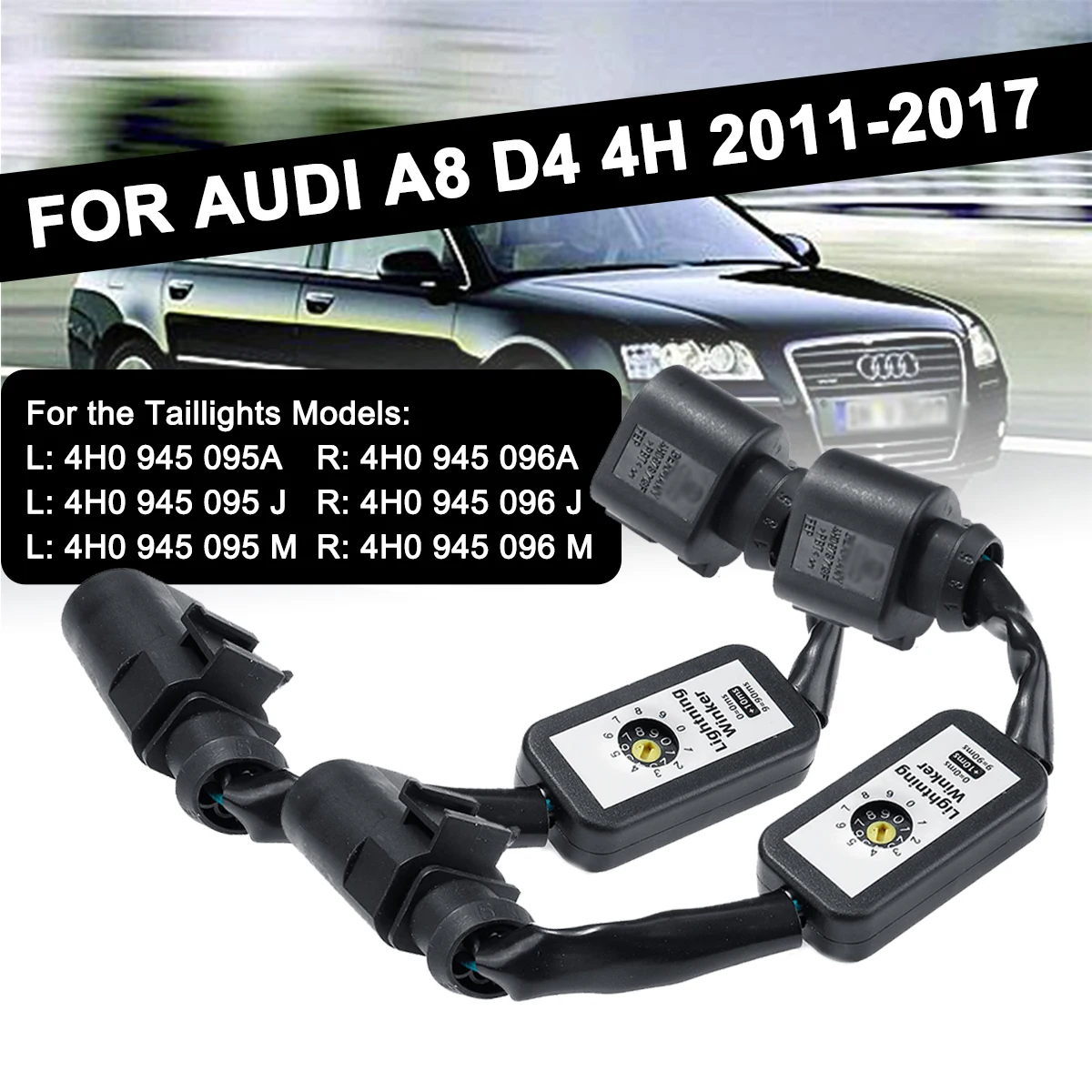 

Динамический сигнал поворота для Audi A8 D4 4H 2011-2017, задний индикатор, левый и правый хвост