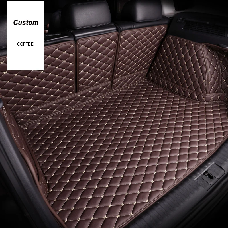 Luxus Car Mats™ – 3D-Luxus-Leder-Kofferraum-/Kofferraummatte in Creme-Beige