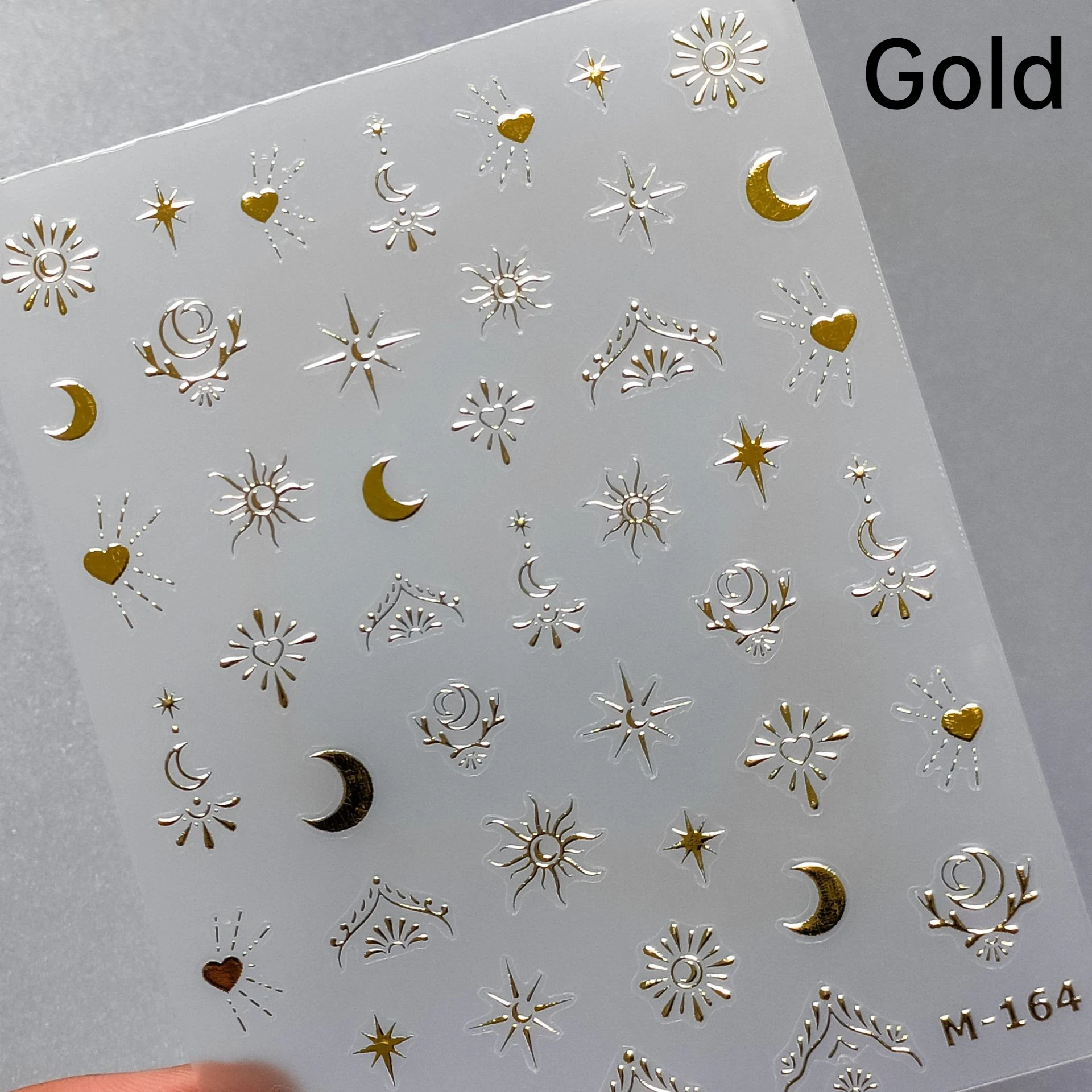 Elegant Starlight Glitter Rhinestone Nail Art Stickers