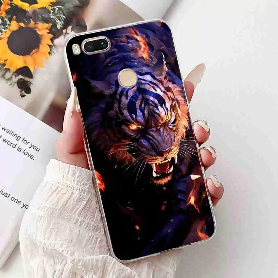 Love Pop Print TPU Soft Silicone Phone Case with Floral Design