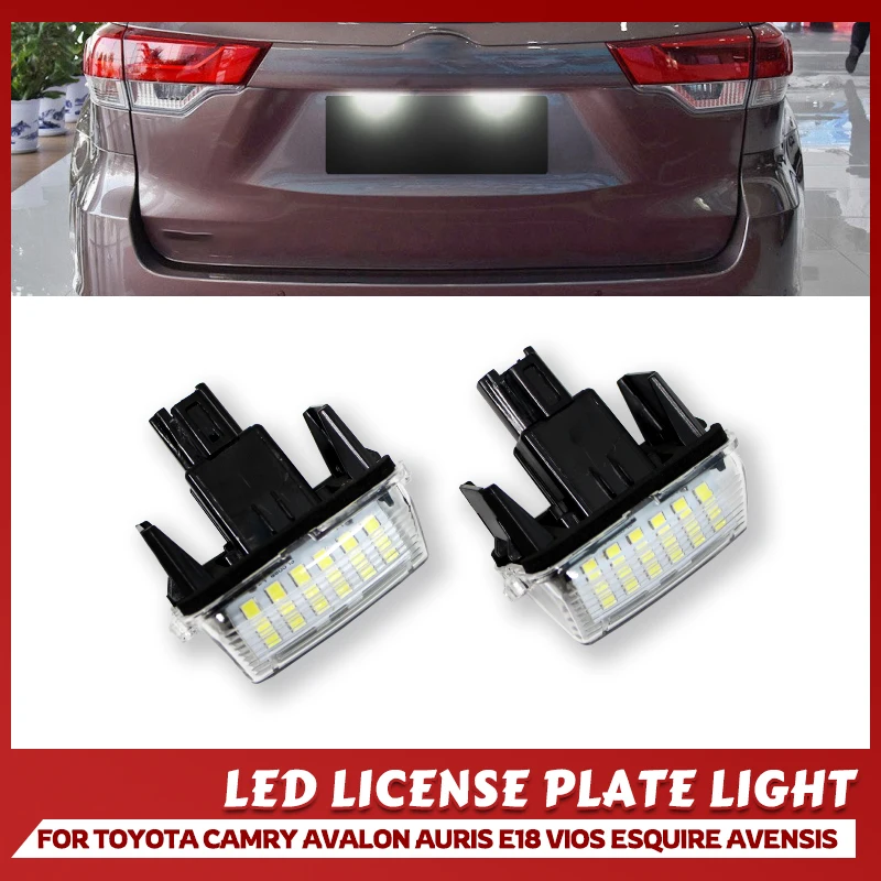 Per Toyota Auris E18 Esquire Avensis Esquire Ez Noah Proace City Sai 2Pc Led Targa Lampade Luminose