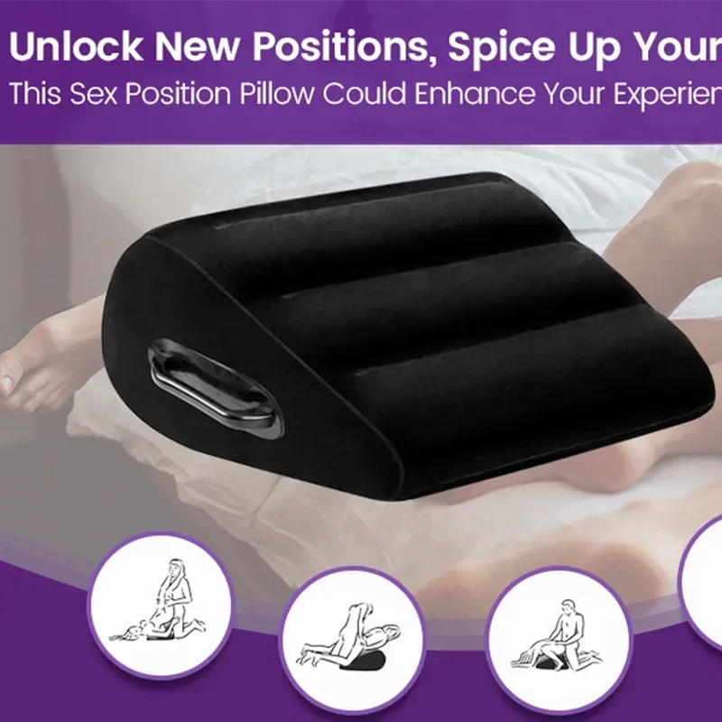Sex toys pillow inflatable Bdsm furniture orthopedic wedge sofa erotic couples supplies