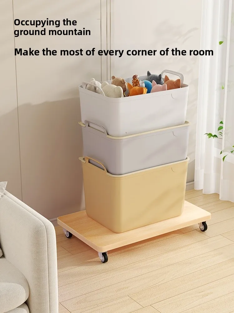 Nylon Mobile Storage Box Base with Casters for Home Use