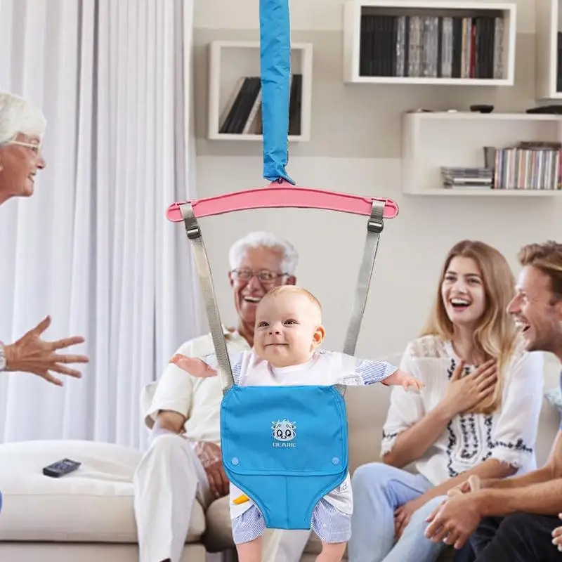 Doorway Jumper Jumper For Baby With Cloth Exersaucer Activity Seat And Doorway Baby Exerciser With Adjustable Chain Doorway 3